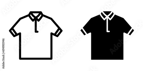 T-Shirt Icon. symbol for mobile concept and web design. vector illustration