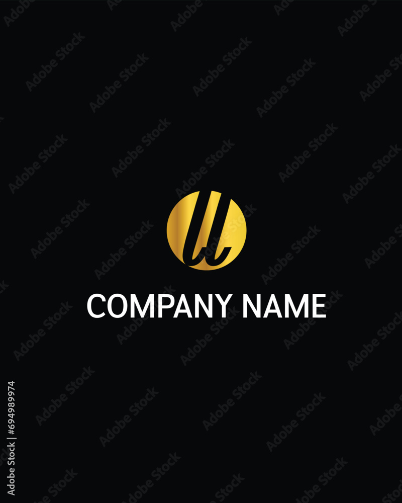 LL Logo design vector Monogram modern template LL Logo design vector Monogram modern template