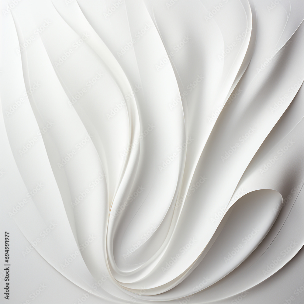 Obraz premium Paper feel, background, simplicity, white created with Generative Ai