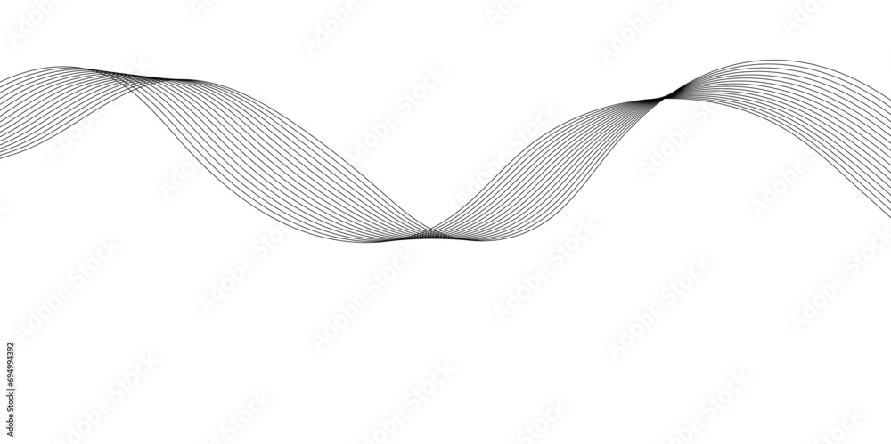 Abstract frequency sound wavy, twisted curve lines with blend effect. Technology abstract wavy curve lines on transparent background. Abstract business wave curve lines background. Abstract frequency sound wavy, twisted curve lines with blend effect. Technology abstract wavy curve lines on transparent background. Abstract business wave curve lines background.