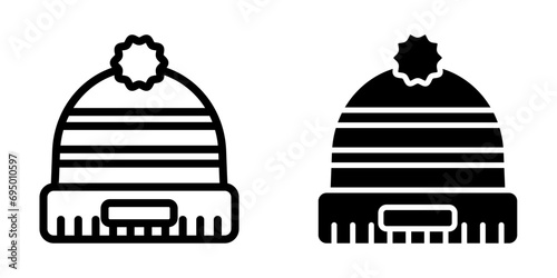 beanie icon. symbol for mobile concept and web design. vector illustration