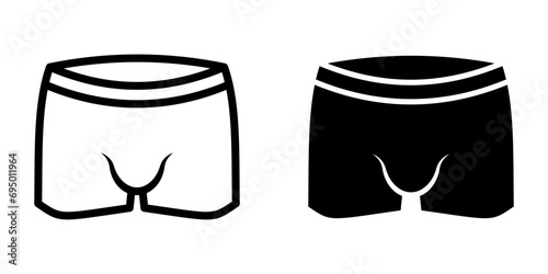 Underpants icon. symbol for mobile concept and web design. vector illustration photo