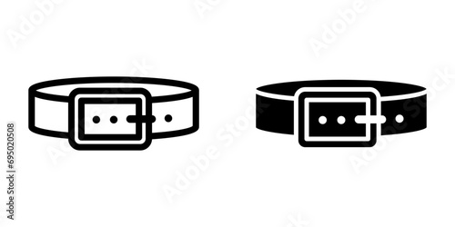 Belt icon. symbol for mobile concept and web design. vector illustration