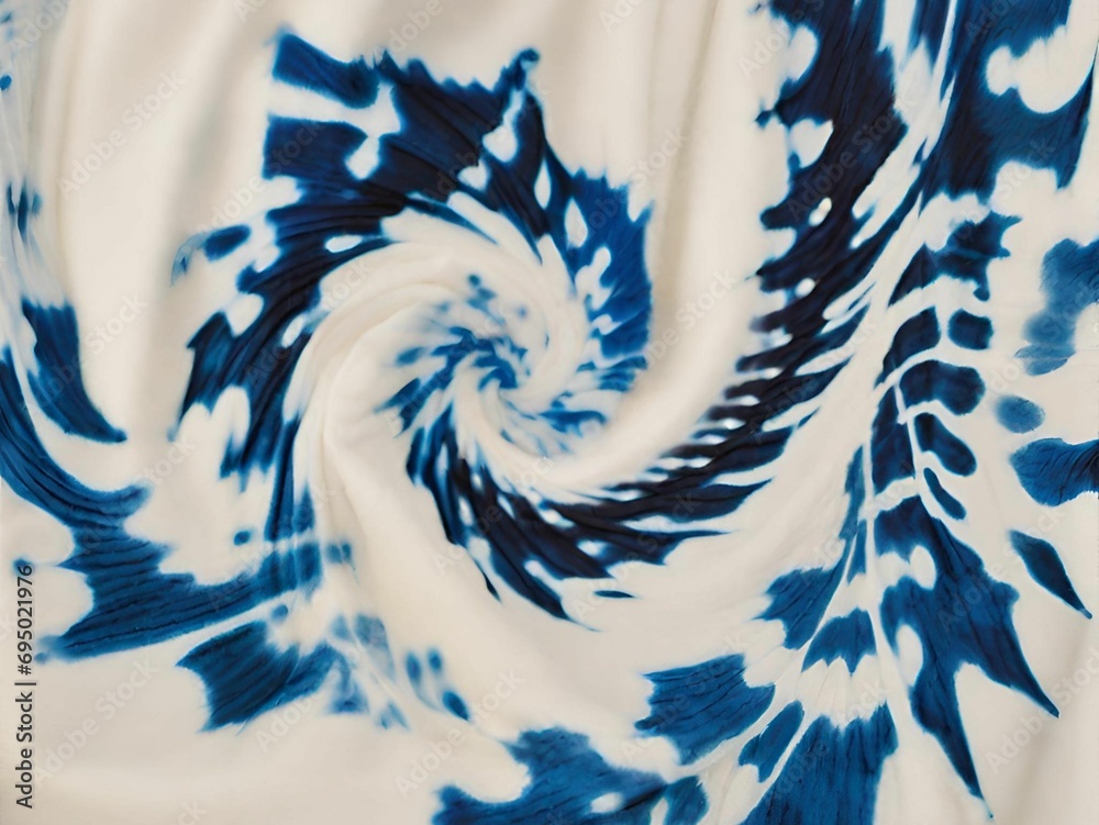 Fototapeta premium blue and white fabric