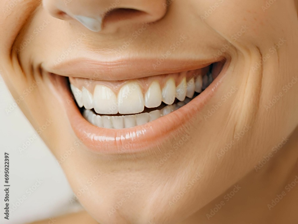 Obraz premium close up of a smiling face