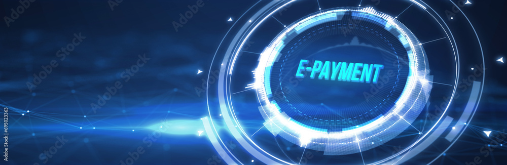 E-payment electronic concept. 3d illustration E-payment electronic concept. 3d illustration