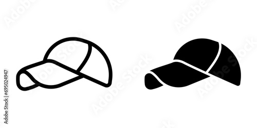 baseball cap icon.symbol for mobile concept and web design. vector illustration
