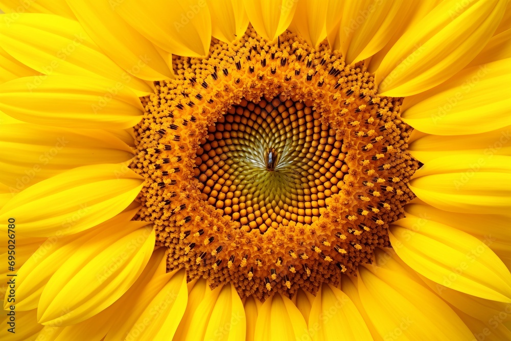 A vibrant yellow sunflower in full bloom, floral wallpaper A vibrant yellow sunflower in full bloom, floral wallpaper
