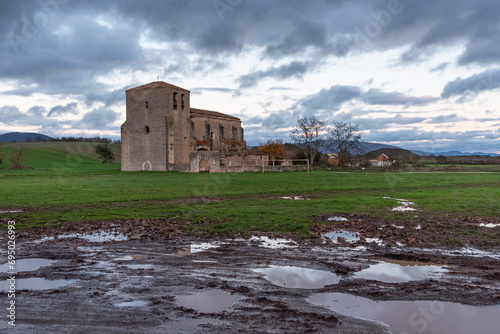 Church of the Assumption of Asiain. Cendea de Olza, Navarra photo