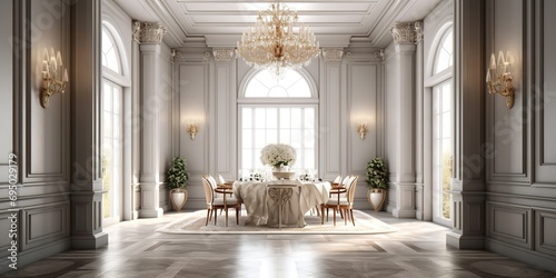 Interior decoration for dinning room © Poulami