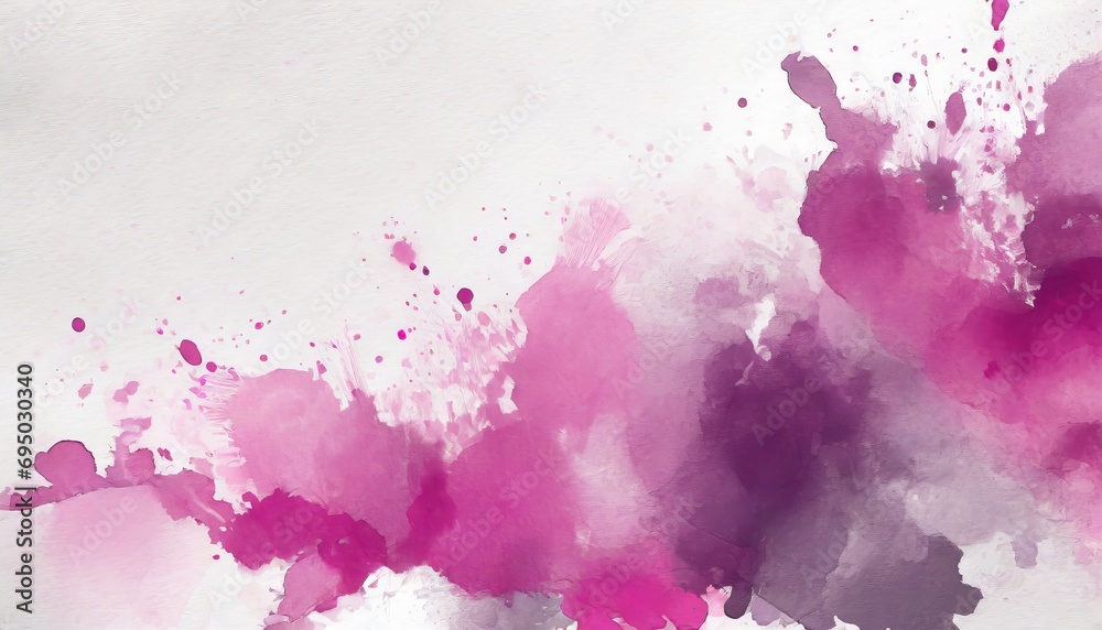Abstract watercolor background with watercolor splashe
