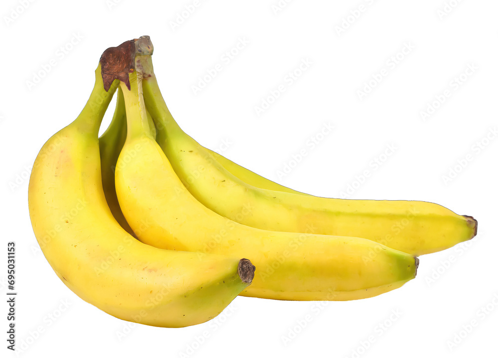 bananas isolated on transparent Background