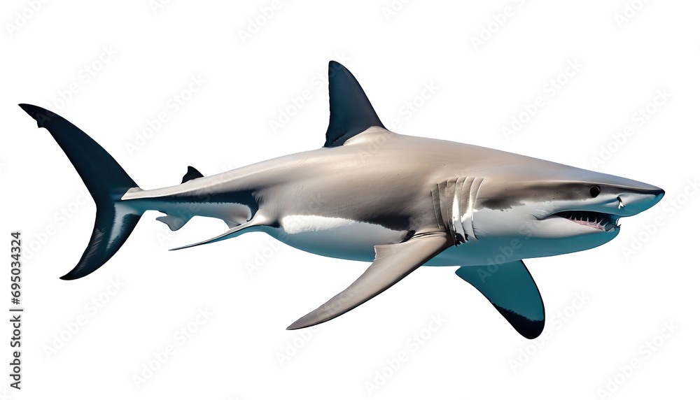 Obraz premium shark isolated on white