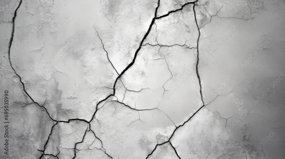 Cracks on a concrete wall. Grunge wall of an old building Cracks on a concrete wall. Grunge wall of an old building