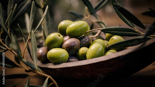 Harvest Elegance: Olives on the Vine