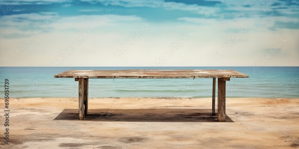 empty beach view