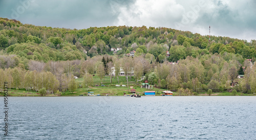 Vlasinsko lake (Vlasinsko jezero) Serbia, during the summer