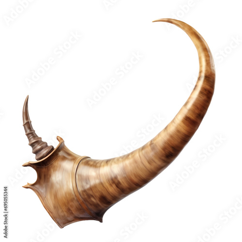 Ship horn isolated on transparent background photo