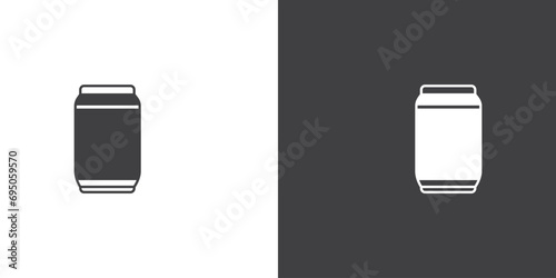Drinks of Cinema movies vector icon. Movie elements. Simple Cinema movie signs. Isolated Cinema movie on black and white background.