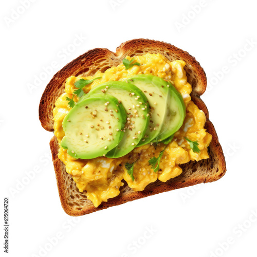 Scrambled Eggs and Avocado ...
