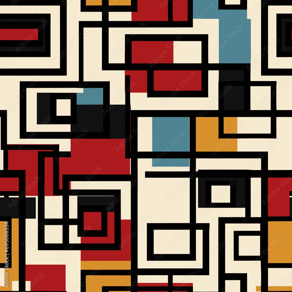 Abstract Seamless Wrapping Paper Design Tile