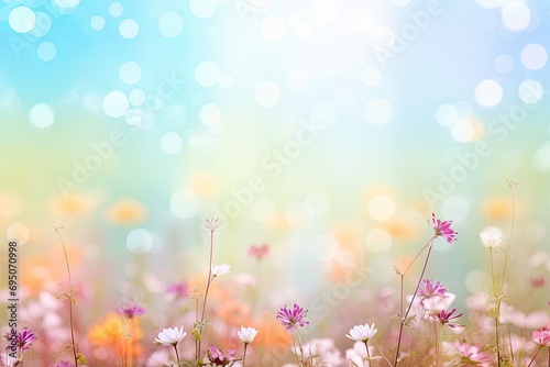 spring flowers background © Vasili