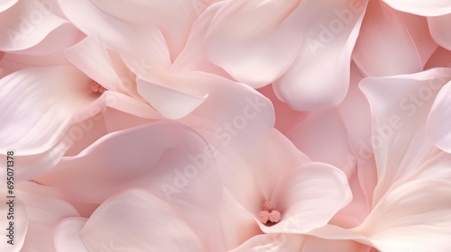  a close up of a bunch of pink flowers with a white center and a pink center with a red center. © Olga