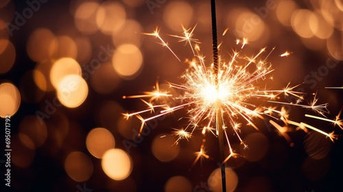 Dazzling Sparkler Display for New Year s Celebration