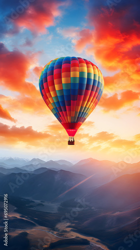 Hot air balloon, balloon flyinjg, fly, hot air balloon ride, flying in the sky