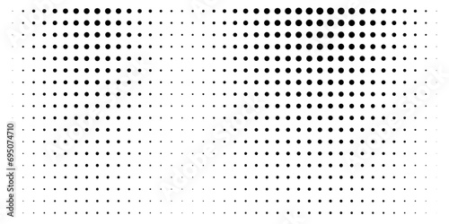 Background with monochrome dotted texture. Polka dot pattern template. Background with black dots - stock vector dots background arts