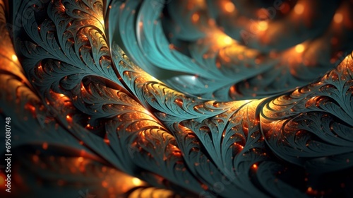 Abstract background with unusual patterns