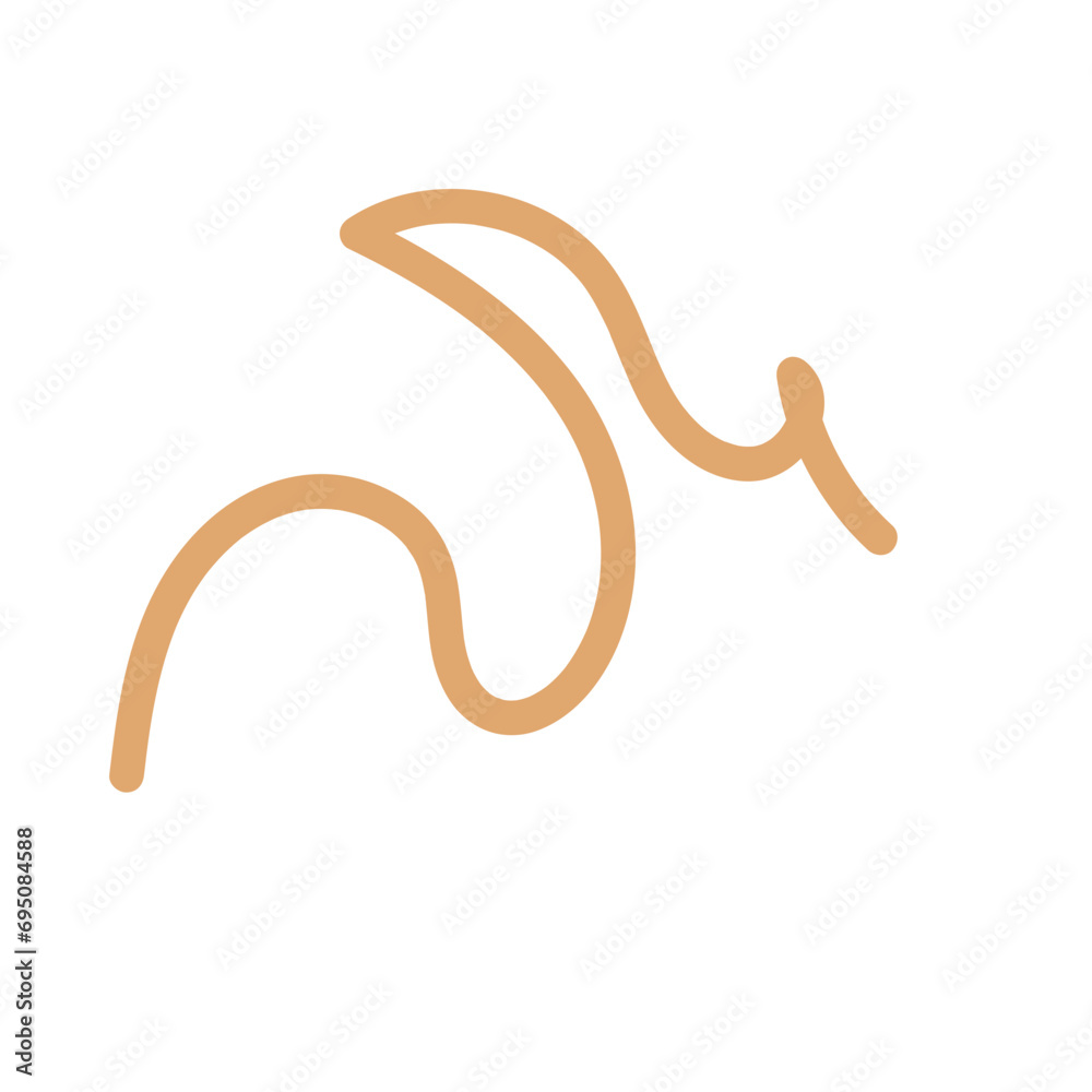 Orange red lines scribble doodle vector Orange red lines scribble doodle vector