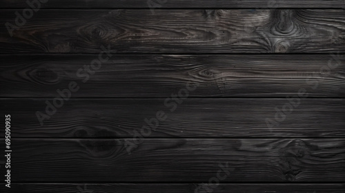 Black Wood Timber Board Used for Background Poster Base