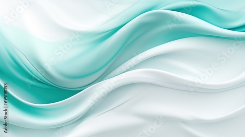  a close up of a white and blue background with a wavy design on the top of the image and bottom of the image.