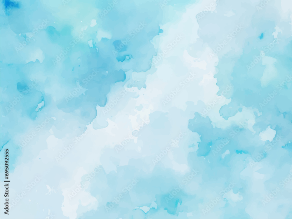 abstract background, Blue watrecolor