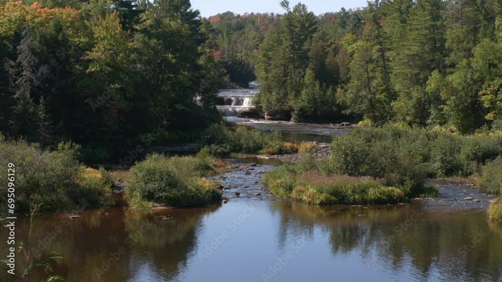 Tahquamenon Falls State Park. The Lower Falls . Tahquamenon Falls State Park. The Lower Falls .