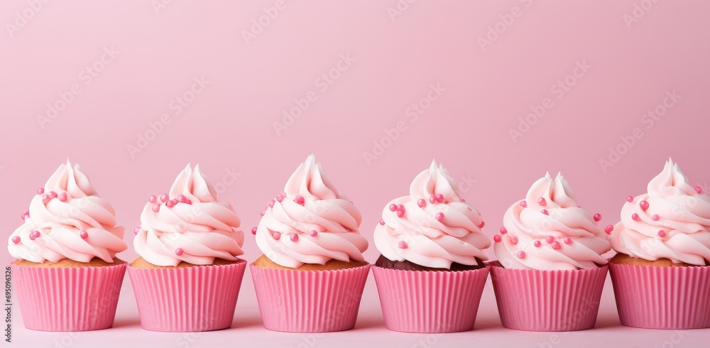 pink cup cakes with icing pink cup cakes with icing