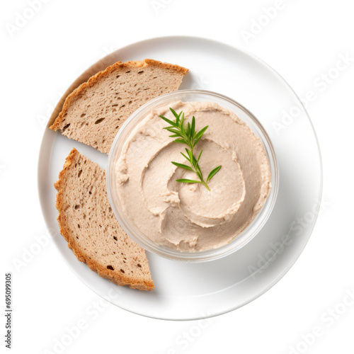 A Plate of Liver Pate and T...