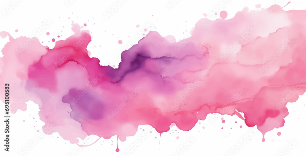 pink watercolor background