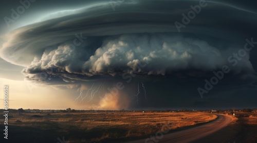 supercell thunderstorm tornado