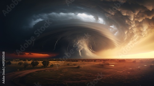 supercell thunderstorm tornado