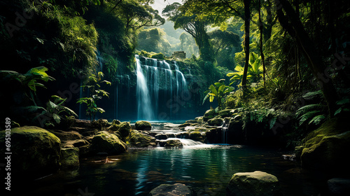 Oasis de Tranquilidad  Cataratas Ocultas en la Selva Tropical