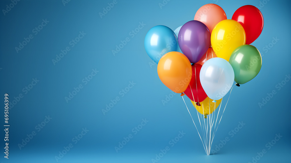 balony urodzinowe - obrazy, fototapety, plakaty 