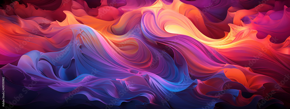 Fototapeta premium an abstract neon design / background