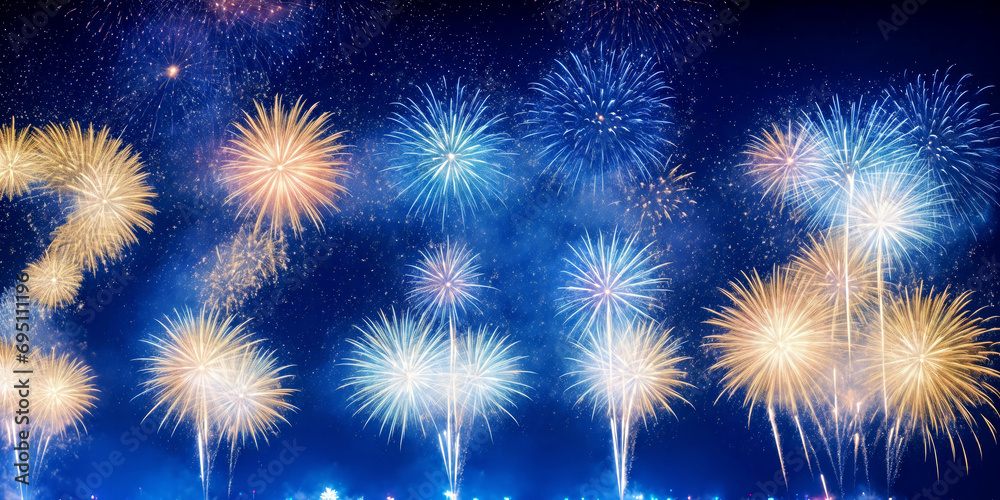 Fireworks Lighting Up the Night Sky Fireworks Lighting Up the Night Sky