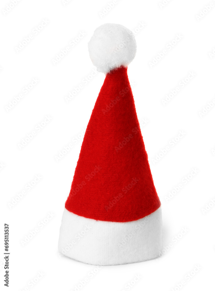 Santa Claus hat isolated on white background Santa Claus hat isolated on white background