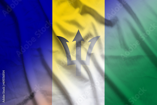 Barbados and Ivory Coast state flag international contract CIV BRB