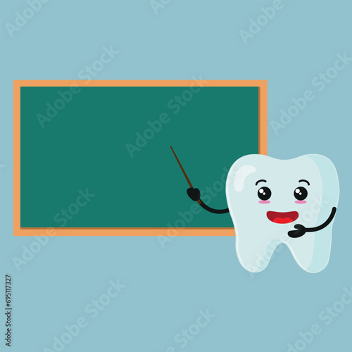 tooth teach in front of class