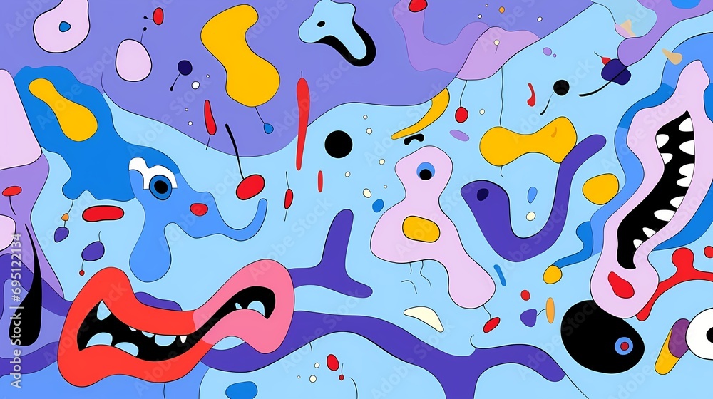 Abstract Colorful Shapes and Patterns Wallpaper Abstract Colorful Shapes and Patterns Wallpaper