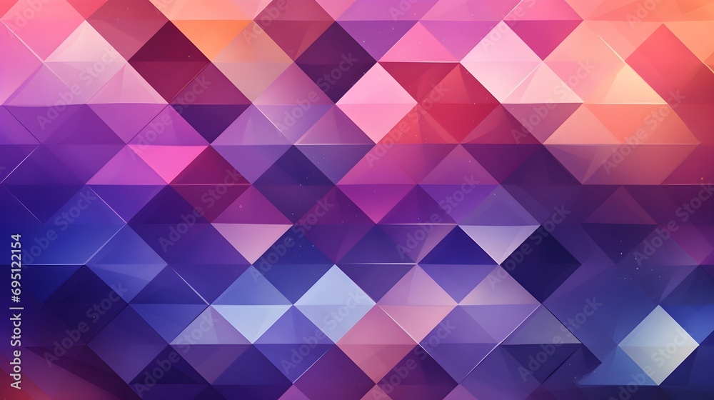Obraz premium Colorful Geometric Triangle Pattern Background